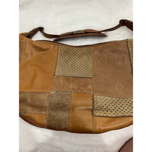 Christian Dior Vintage Patchwork Leather Shoulder Bag - Picture 3 of 5